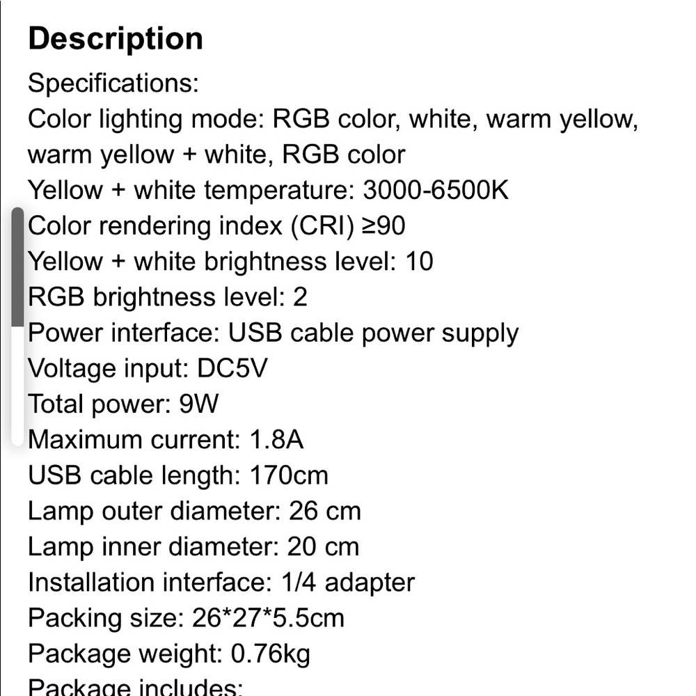 Ring light
